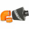 serif;">What Does It Do? Ramair SR induction kits are designed to eliminate the major sources of air flow restriction that your vehicle experiences from the factory intake system. Ramair guarantees that by replacing your restrictive OEM intake system with an aftermarket Ramair component you will see an increase in power and throttle response. The filters&nbsp;are designed to achieve high