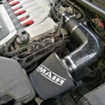 This is a performance induction kit for the 3.2L VW Golf MK5 R32