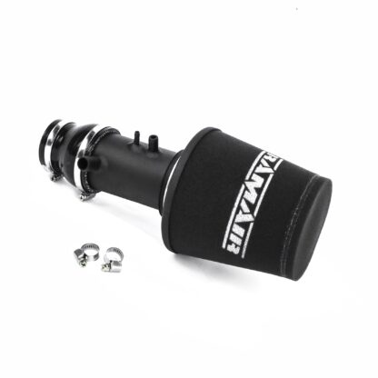 almost unrestricted air flow while maintaining filtration levels critical to ensure the longevity of your engine. What Will I Get? Ramair Filters utilise the top-quality components in all their kits see below for what this kit will include:  Black twin layer foam filter Black silicone reducer Black inlet hardpipe Full fitting kit with all nuts