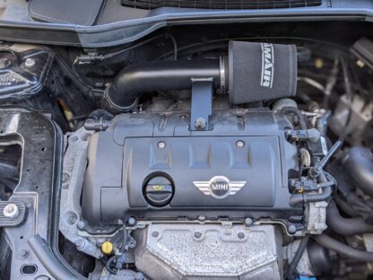 This is an intake kit for the non-turbo 1.6l Mini model from 2006-2016. This kit replaces the restrictive OEM air box. Features  Our performance dual layer foam filter