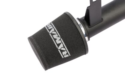 designed to optimise airflow. Gains on these kits are industry known to be up to 10% mapped increase with up to 25% less restriction in air flow. Designed to fit directly to the standard OEM factory air box mounting points and rubbers without the need for modification Easy to clean using our filter maintance kit - CK-003  What Does It Do? This induction kit will increase the airflow into the engine while increasing engine noise over the restrictive factory air intake system. This kit includes everything required for the fitting of the induction kit.  What Will I Get? Ramair Filters utilise the top-quality components in all their kits see below for what this kit will include:  Ramair dual layer foam air filter Csustom spec silicone hose Aluminium intake pipe Full fitting kit with pictured instructions  If you have any queries on product fitment then please contact us via 01793 296 344 or on our live chat and one of our brand associates will be more than happy to assist.