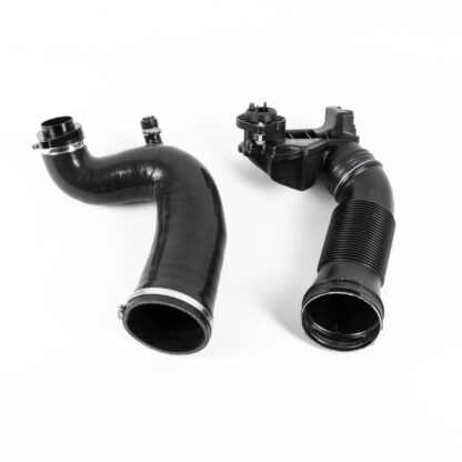 This is direct replacement for the intake hose and turbo inlet elbow on the 1.5 TSI (EA211 Evo) engines found in vehicles across the VAG range of vehicles. What does it do? The replacement pipe & turbo adapter allow for increased airflow and removes the factory noise resonators unlocking some additional turbocharger intake noise.&nbsp; For further performance upgrades
