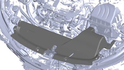 by replacing the entire shroud and effectively creating one large inlet duct to feed as much cold air into the OEM lower airbox.</p>