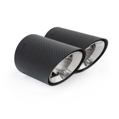 Cobra Sport carbon fibre BMW OE factory replacement exhaust tips enhance the style of your vehicle giving you the ultimate driving experience.