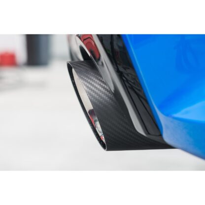 Cobra Sport's all-new carbon fibre slip-on replacement tailpipes transform the styling of your M135i.