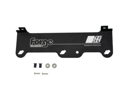 due to the increased depth of the core used on FMINT25 over the OEM intercooler the water spray was no longer angled correctly to deliver effective cooling. The Forge Motorsport water spray relocation bracket angles the water spray nozzles to deliver the water mist as Toyota intended