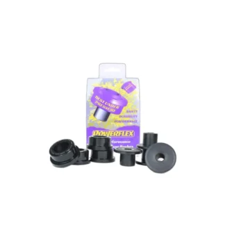 <p>PFF2-101 Front Lower Wishbone Front Bush uses our Black 95A durometer bush material combined with an inner steel strengthening cage and hard anodised CNC-machined two-part aluminium sleeve for freer rotation