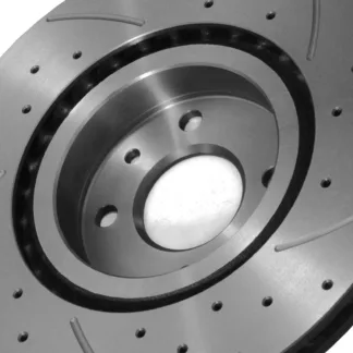 Gravity Front Drilled Grooved 285mm Brake Discs - Fiat Stilo Doblo 1.4 1.6 1.9 01-07