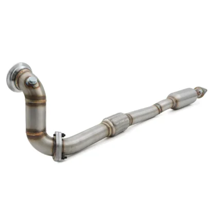 Gravity Performance sports cats are made to completely replace the stock catalytic converter reducing any restrictions. Our Performance sports cats improve throttle response and allow for improved exhaust flow