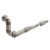 Gravity Performance sports cats are made to completely replace the stock catalytic converter reducing any restrictions. Our Performance sports cats improve throttle response and allow for improved exhaust flow