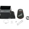 with its open top design which not only looks aesthetically pleasing but is designed to increase the airflow and performance of your vehicle. By neatly clipping into the airbox