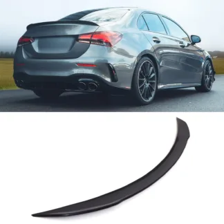 Add style and aerodynamic performance with a Gravity Performance rear spoiler. Transform the look and profile of your Mercedes