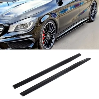 Compliment the styling of your CLA with gloss side skirts