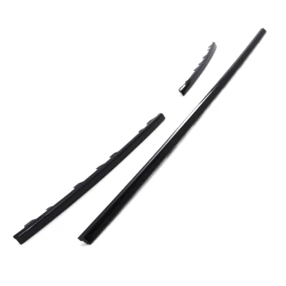 Supplied in 3 pieces with a gloss black finish