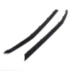 Supplied in 2 pieces with a matte black finish