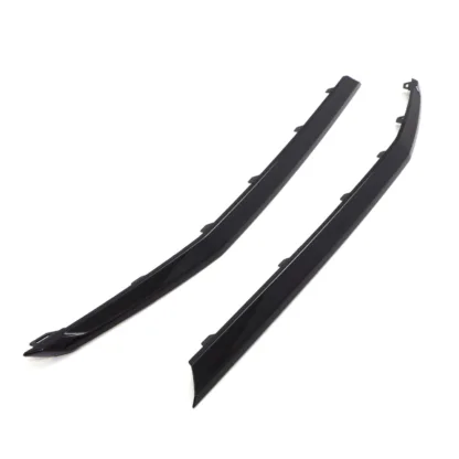 Supplied in 2 pieces with a gloss black finish
