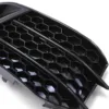 Gloss black finish to complement your Audi's paintwork