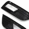 Gloss black finish to complement your Audi's paintwork
