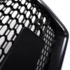 Gloss black finish to complement your Audi's paintwork