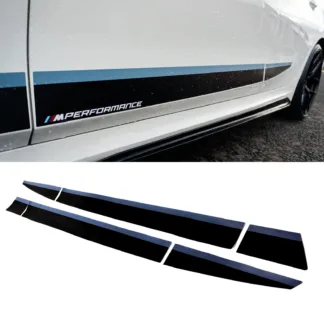 Enhance the look of your BMW 3 Series G20 with this M Performance side door decal set. Finished in gloss black with a blue accent and M Performance branding