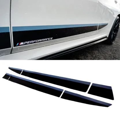 Enhance the look of your BMW 3 Series G20 with this M Performance side door decal set. Finished in gloss black with a blue accent and M Performance branding