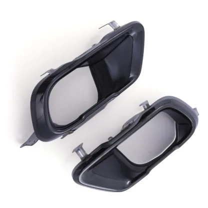 Subtle gloss black finish