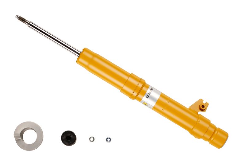 Fitting PositionFront Axle LeftShock Absorber TypeGas PressureShock Absorber DesignSuspension StrutShock Absorber Mounting TypeTop pinpaired article number22-232106Shock Absorber SystemTwin-Tube