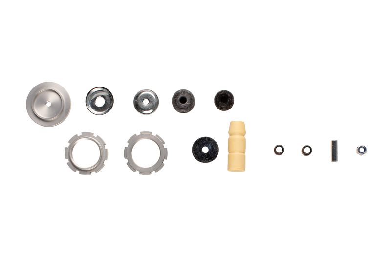 Fitting PositionRear AxleShock Absorber TypeGas PressureShock Absorber DesignSpring-bearing DamperShock Absorber Mounting TypeBottom eyeShock Absorber Mounting TypeTop pinLength [mm]619Parameter175/90Supplementary Article/Info 2with uniball joint bearingShock Absorber SystemMonotube