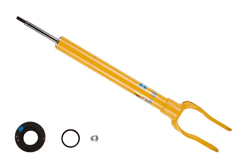 Fitting PositionFront AxleShock Absorber TypeGas PressureShock Absorber DesignAbsorber does not carry a springShock Absorber Mounting TypeTop pinShock Absorber Mounting TypeBottom ForkSuspensionfor vehicles without electronic suspension controlShock Absorber SystemMonotube