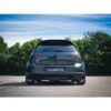 This lower rear diffuser panel fits Mk7 Golf GTImodels and attaches directly to the OEM fitting points of the rear bumper.