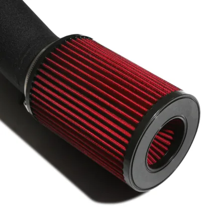 we recommend removing the upper radiator shroud located behind the front bumper and opening up the passenger side slam panel air feed. 