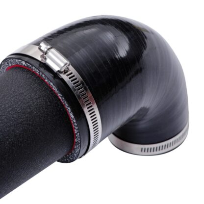 black textured finish for a sleek appearance.