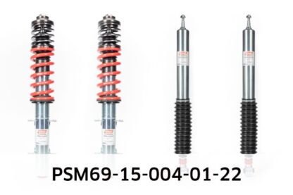 SuspensionAdjustable Struts (height and performance adjustable)Registration Typewith certificateShock Absorber SystemAdjustable Shock StrengthShock Absorber SystemHeight AdjustableShock Absorber SystemSingle Tube Upside DownVehicle Equipmentfor vehicles without level controlFollow installation instructions