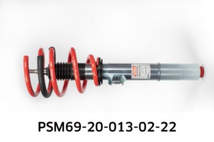 SuspensionAdjustable Struts (height and performance adjustable)Registration Typewith certificateShock Absorber SystemAdjustable Shock StrengthShock Absorber SystemHeight AdjustableShock Absorber SystemSingle Tube Upside DownLowered Suspension from [mm]15Lowered Suspension to [mm]45Axle Load front axle to [kg]1