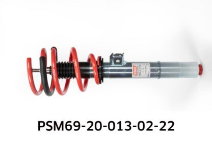 SuspensionAdjustable Struts (height and performance adjustable)Registration Typewith certificateShock Absorber SystemAdjustable Shock StrengthShock Absorber SystemHeight AdjustableShock Absorber SystemSingle Tube Upside DownLowered Suspension from [mm]15Lowered Suspension to [mm]45Axle Load front axle to [kg]1
