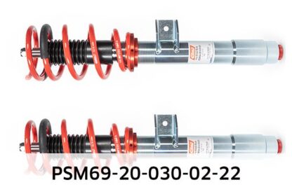 SuspensionAdjustable Struts (height and performance adjustable)Registration Typewith certificateShock Absorber SystemAdjustable Shock StrengthShock Absorber SystemHeight AdjustableShock Absorber SystemSingle Tube Upside DownLowered Suspension from [mm]25Lowered Suspension to [mm]50Axle Load front axle to [kg]1