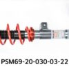 SuspensionAdjustable Struts (height and performance adjustable)Registration Typewith certificateShock Absorber SystemAdjustable Shock StrengthShock Absorber SystemHeight AdjustableShock Absorber SystemSingle Tube Upside DownLowered Suspension from [mm]30Lowered Suspension to [mm]50Axle Load front axle to [kg]1