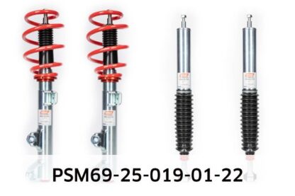 SuspensionAdjustable Struts (height and performance adjustable)Registration Typewith certificateShock Absorber SystemAdjustable Shock StrengthShock Absorber SystemHeight AdjustableShock Absorber SystemSingle Tube Upside DownVehicle Equipmentfor vehicles without level controlFollow installation instructions