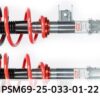 SuspensionAdjustable Struts (height and performance adjustable)Registration Typewith certificateShock Absorber SystemAdjustable Shock StrengthShock Absorber SystemHeight AdjustableShock Absorber SystemSingle Tube Upside DownVehicle Equipmentfor vehicles without level controlFollow installation instructions