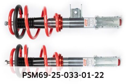SuspensionAdjustable Struts (height and performance adjustable)Registration Typewith certificateShock Absorber SystemAdjustable Shock StrengthShock Absorber SystemHeight AdjustableShock Absorber SystemSingle Tube Upside DownVehicle Equipmentfor vehicles without level controlFollow installation instructions
