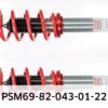 SuspensionAdjustable Struts (height and performance adjustable)Registration Typewith certificateShock Absorber SystemAdjustable Shock StrengthShock Absorber SystemHeight AdjustableShock Absorber SystemSingle Tube Upside DownVehicle Equipmentfor vehicles without level controlFollow installation instructions