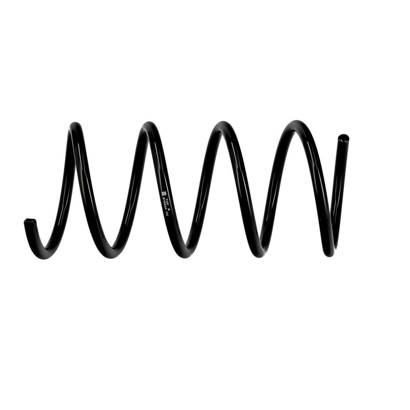 Fitting PositionFront AxleSpring DesignCoil spring with constant wire diameterSuspensionfor vehicles with standard suspensionCheck OE numberColour coding see PDFreplacement in pairs recommendedWire Diameter [mm]12Length [mm]334Number of coils4.6
