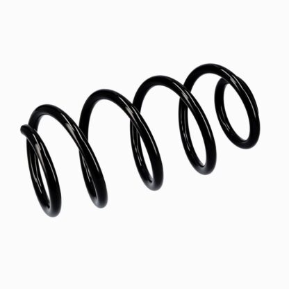 Fitting PositionFront AxleSpring DesignCoil spring with constant wire diameterSuspensionfor vehicles without sports suspensionSuspensionfor vehicles without heavy duty suspensionCheck OE numberColour coding see PDFreplacement in pairs recommendedWire Diameter [mm]16Length [mm]367Number of coils5.2