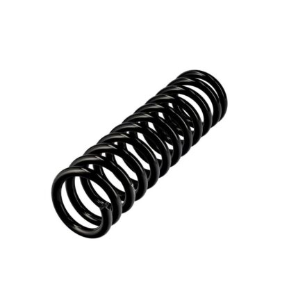Fitting PositionFront AxleSpring DesignCoil spring with constant wire diameterCheck OE numberColour coding see PDFreplacement in pairs recommendedWire Diameter [mm]14.5Length [mm]387Number of coils11.2