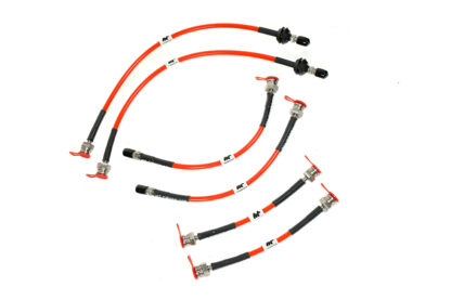 Stainless steel will not expand under load unlike OEM rubber hoses</li>