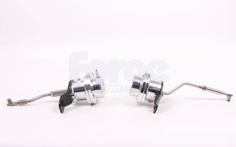 or slightly above factory boost levels. The actuator can be assembled with a stiffer spring upon request. Please contact us directly concerning this process.<br />