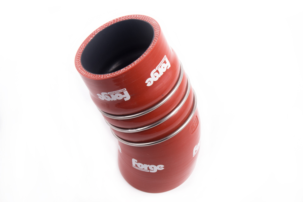<p>The Forge Motorsport solution is a 4ply fluoro-lined silicone hose designed to <strong>withstand the typical temperature