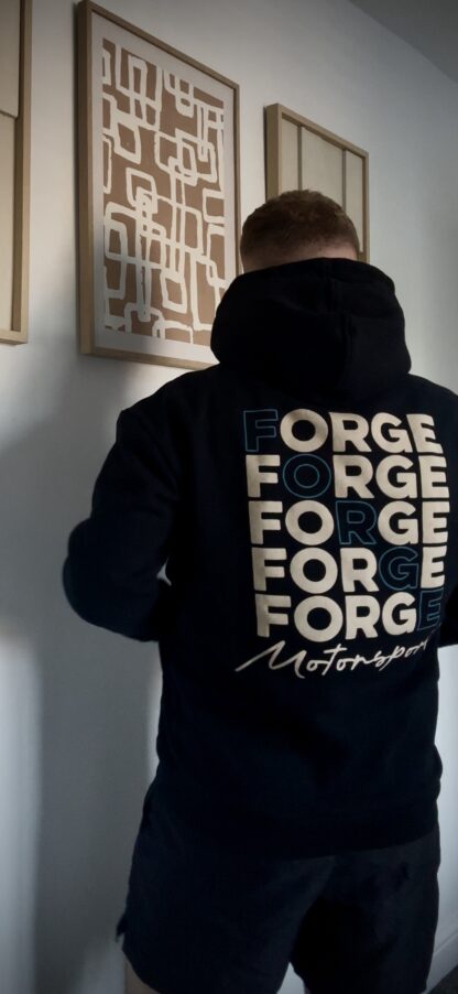 this hoodie not only offers unmatched comfort but with the off-white colour of the print on the black material it embodies the fierce determination of those who aren't afraid to get their hands dirty. </p>