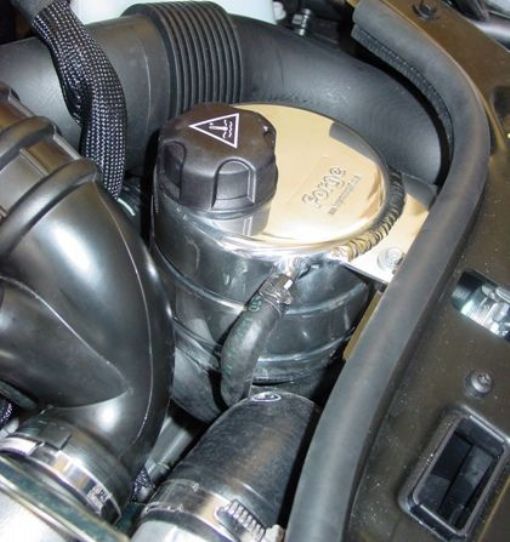 and reuses the stock water cap from your old header tank. &nbsp;</p>
