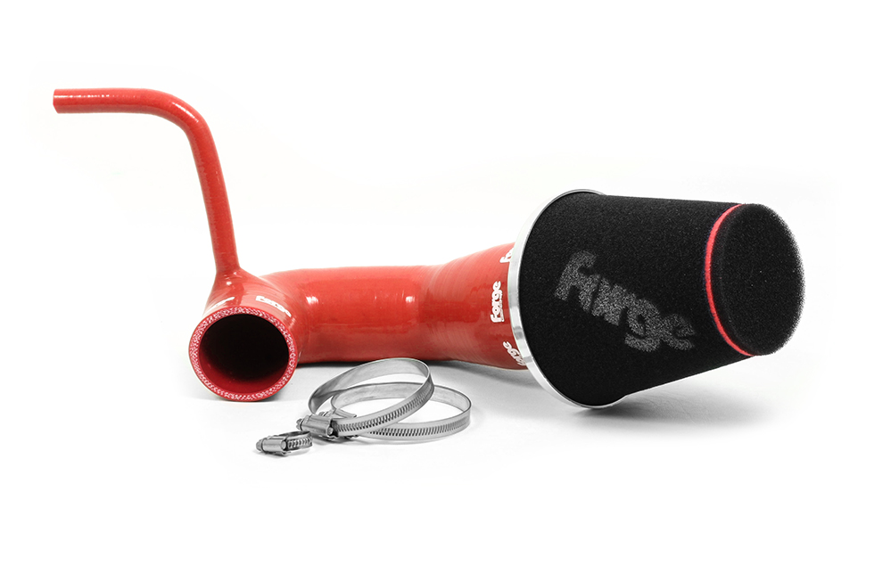 <p>The Forge intake for the 2015-onwards 1.2 &amp; 1.4 TSI removes the restriction of the stock airbox and replaces it with a silicone hose (available in a choice of colours) and free flowing <a href="https://www.thepipercrossshop.co.uk/" target="_blank">Pipercross</a> cone filter